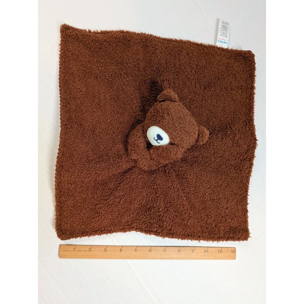 Carters Just One You Brown Bear Baby Blanket Security Lovey Small 2024